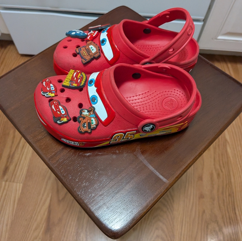 Kids Red Cartoon Clogs